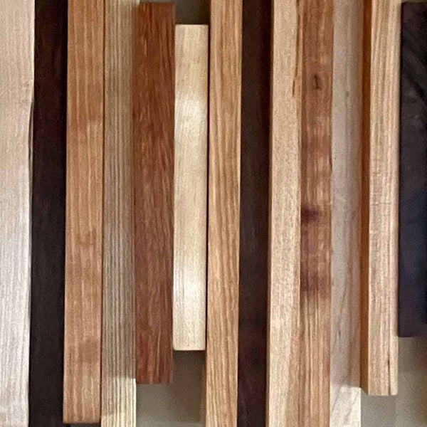 Staggered Wood Wall Artwork, 3D Hanging Art, Mid-Century Artwork, Free Shipping