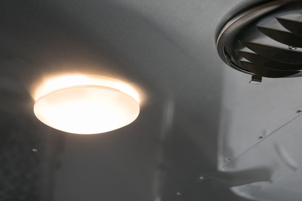 AirShade For Airstream, Soft Lighting, Ceiling Puck Lights, LED, Lampshade