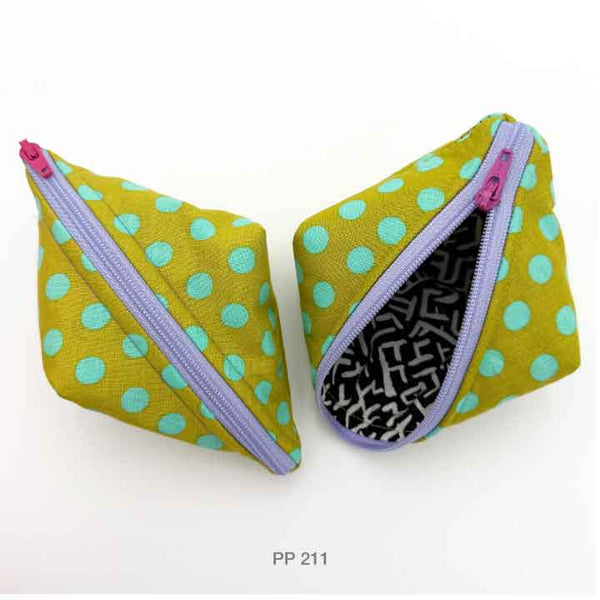 Pea Pods, Fabric, Coin Purse, Small Storage Pouch, Handcrafted
