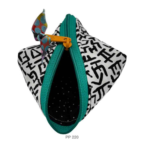 Pea Pods, Fabric, Coin Purse, Small Storage Pouch, Handcrafted