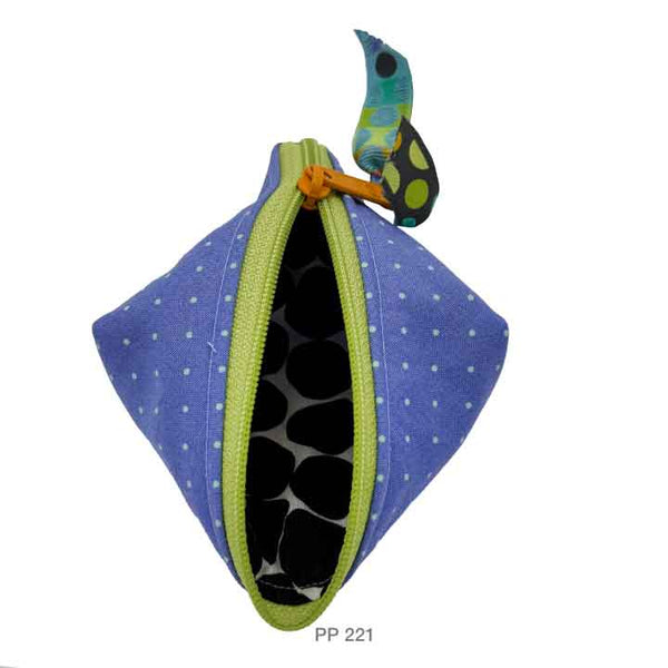 Pea Pods, Fabric, Coin Purse, Small Storage Pouch, Handcrafted