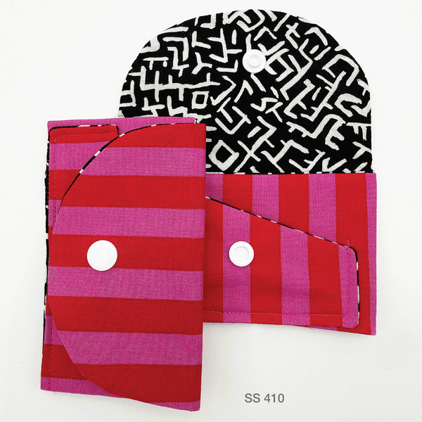 Snap Stash, Fabric, Mini-Wallet, Organizer, Credit Cards, Handcrafted, Women's Gift