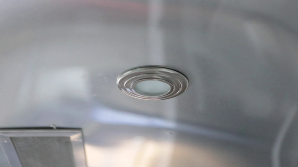 AirShade For Airstream, Soft Lighting, Ceiling Puck Lights, LED, Lampshade
